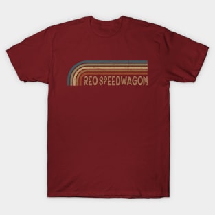 REO Speedwagon Retro Stripes T-Shirt